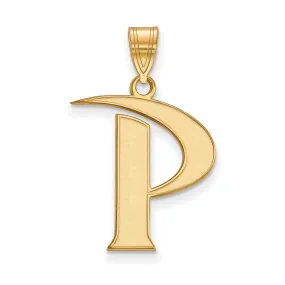 14k Yellow Gold Pepperdine U. Large Initial P Pendant