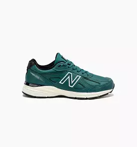 990v4 Made In Usa Teal Mens Lifestyle Shoe - Vintage Teal/White