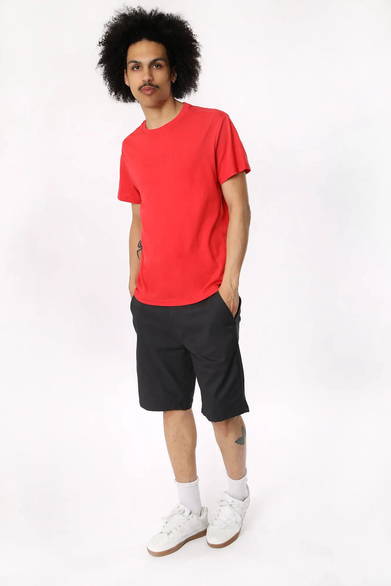 Amnesia Mens Relaxed Chino Shorts