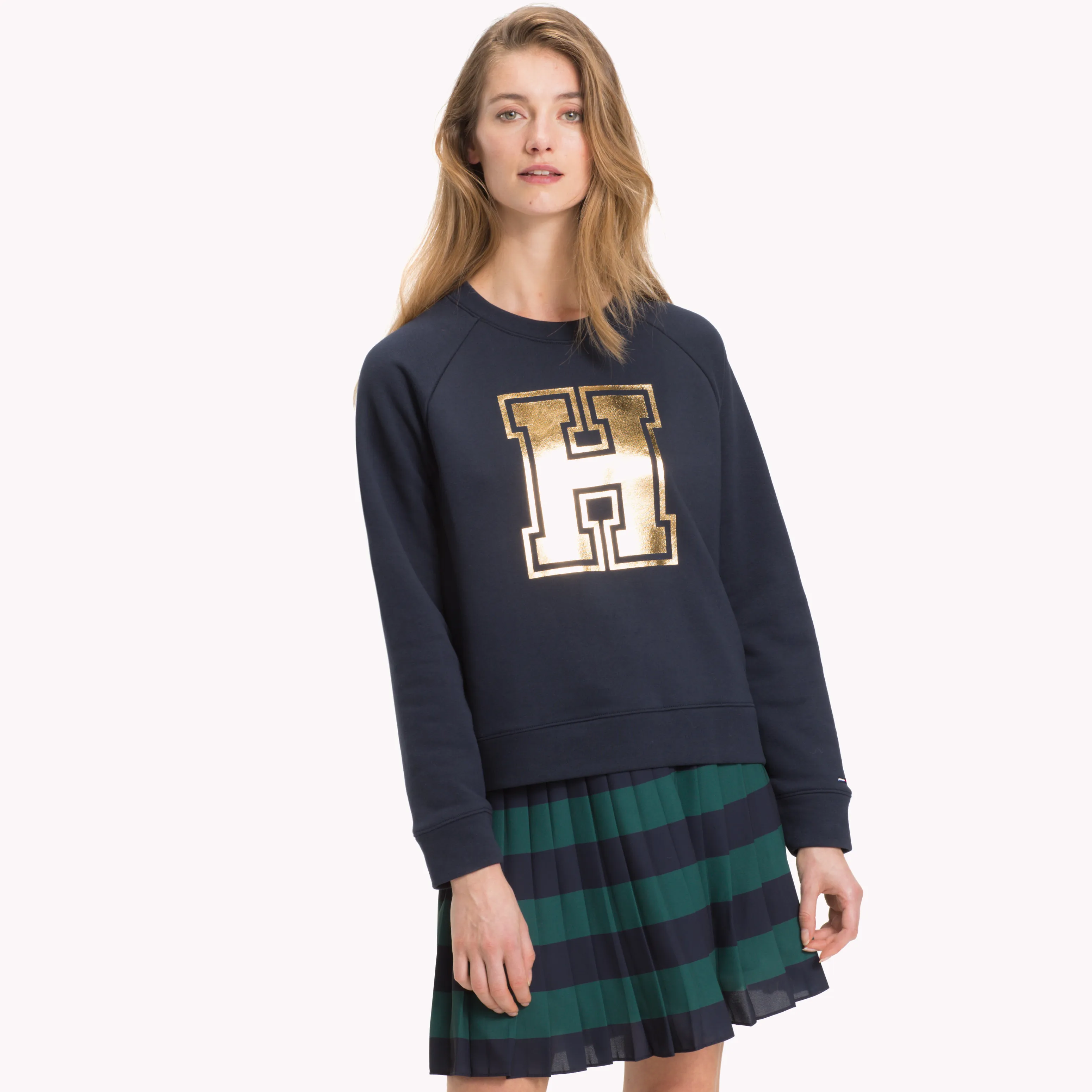 Blue Monogram Sweatshirt | Sweatshirts & Hoodies | Tommy Hilfiger