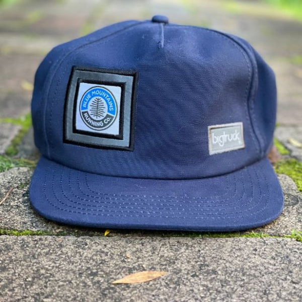 Blue Mountains Running Co Branded Big Truck Pioneer Cap