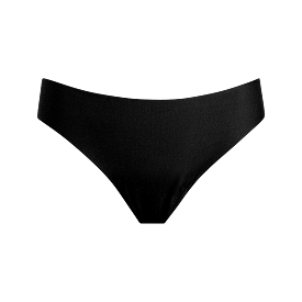 Butter Mid-Rise Thong (Black)