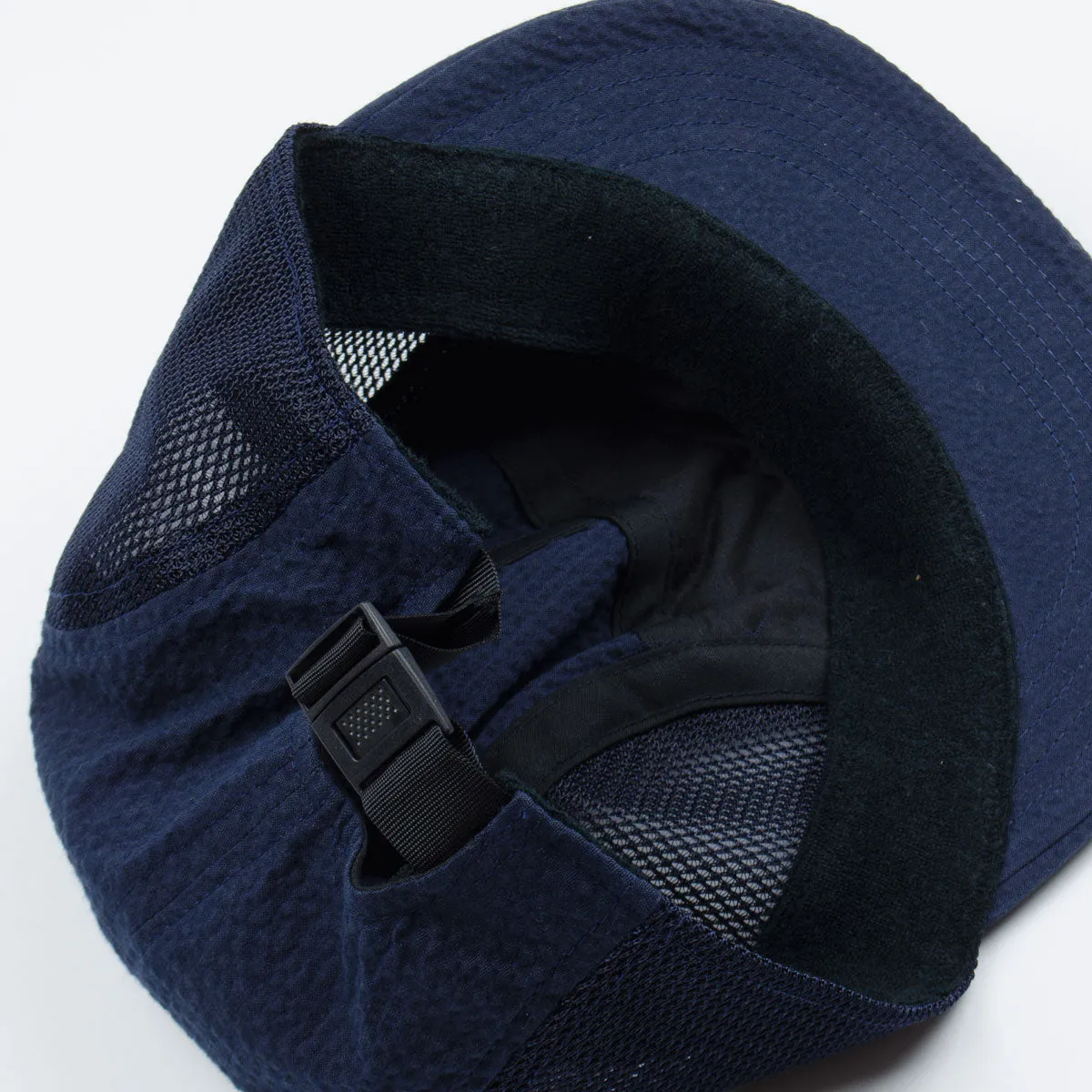 cableami - Seersucker / Mesh Jet Cap - Navy Solid