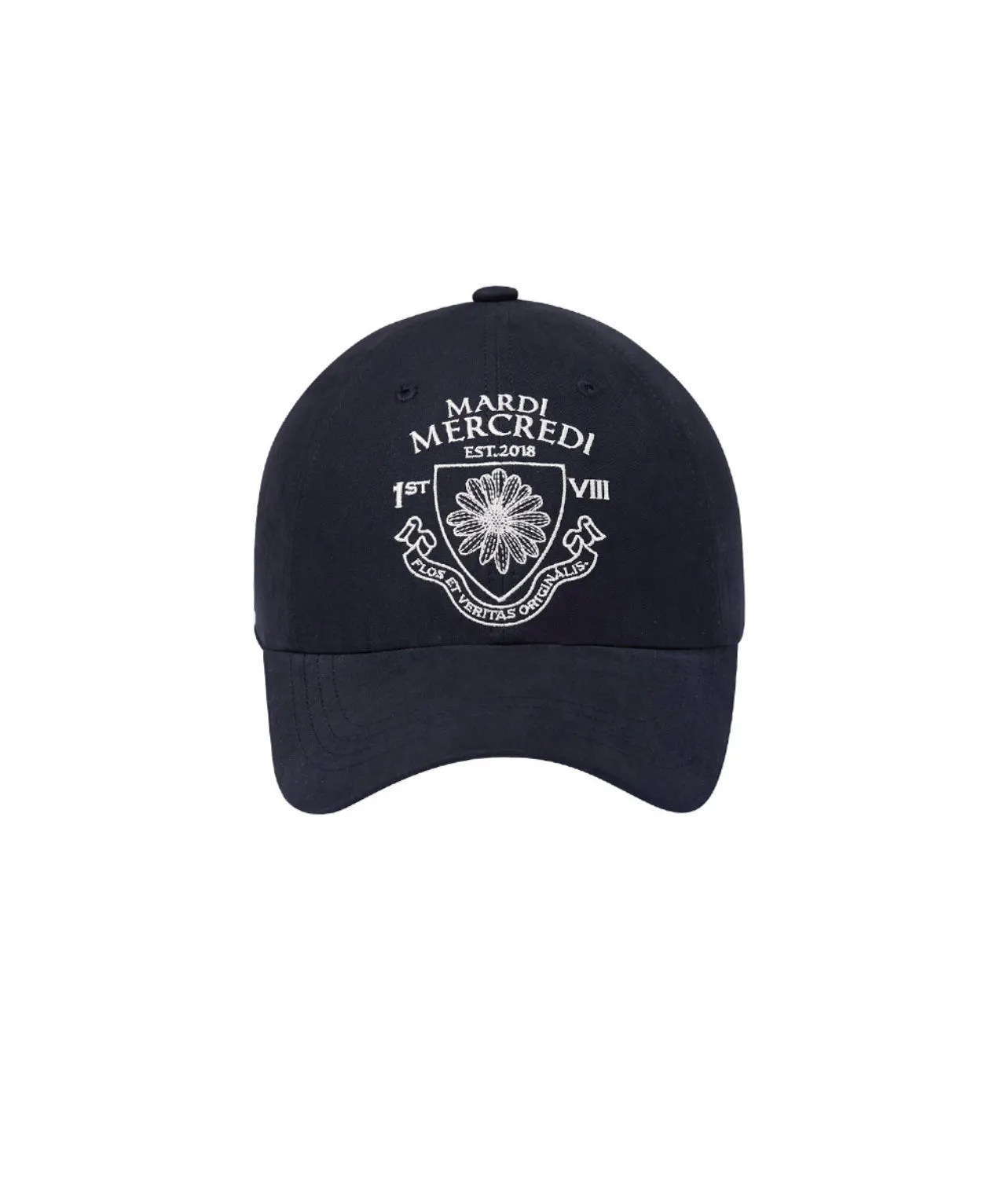 CAP ALUMNI EMBLEM NAVY IVORY