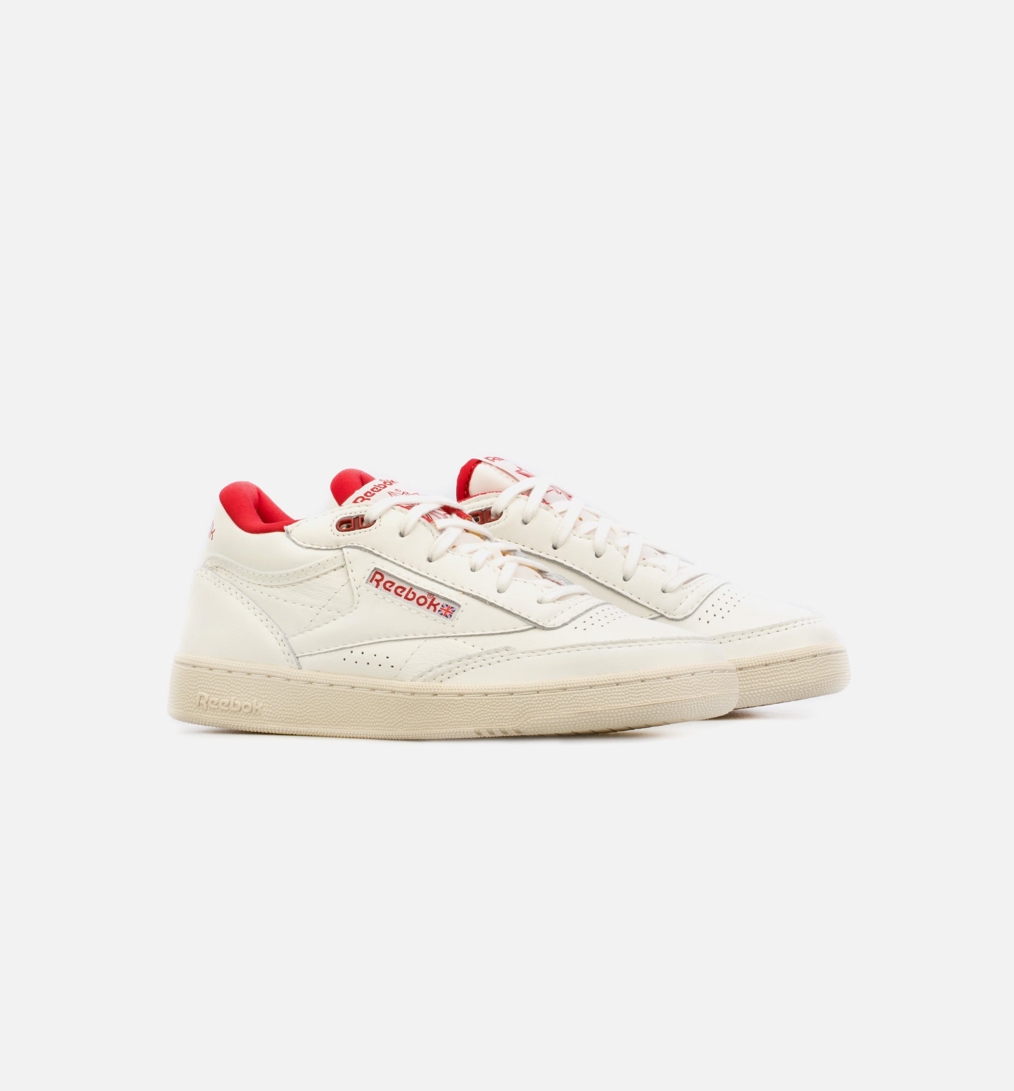 Club C Mid II Vintage Mens Lifestyle Shoe - White/Red