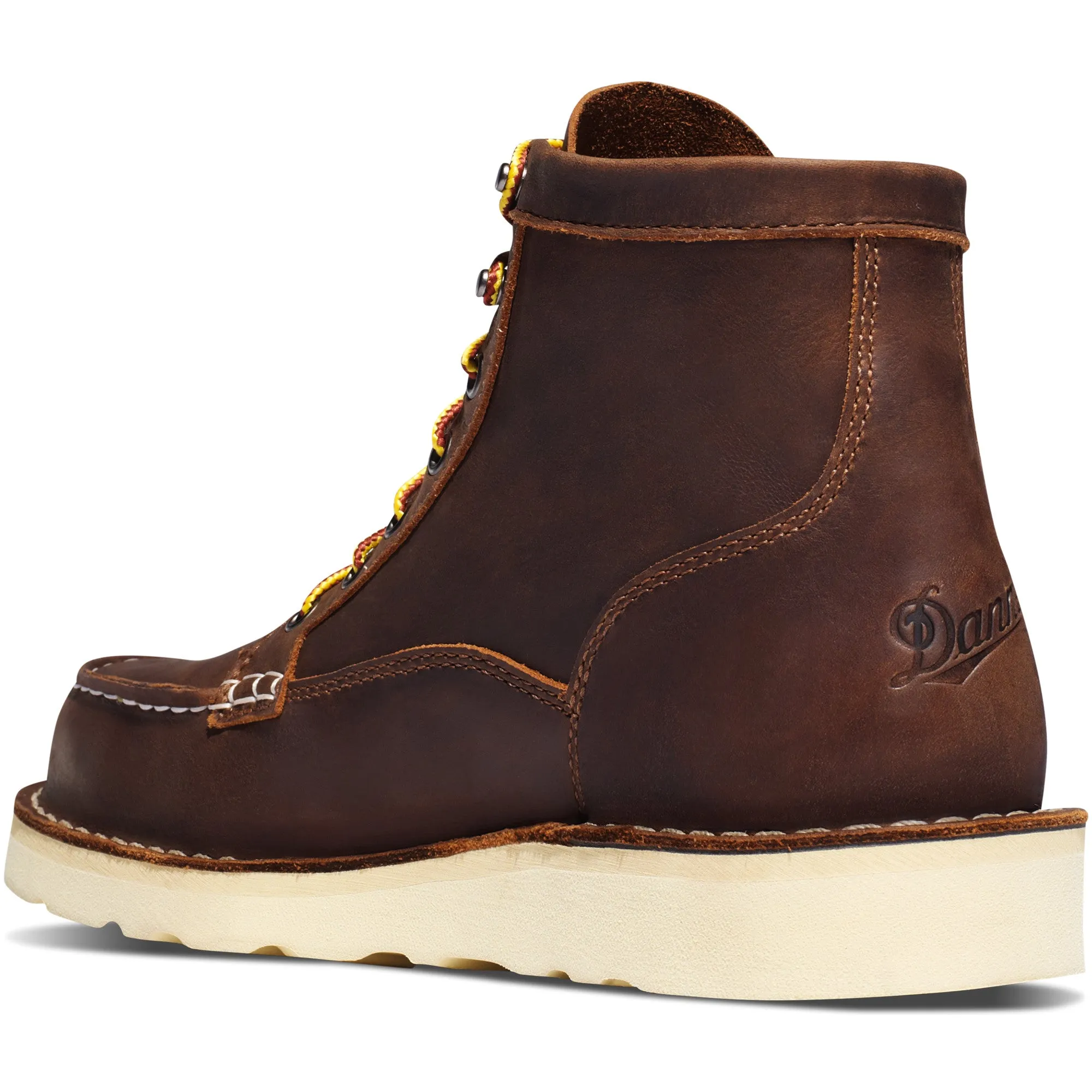 Danner Men's Bull Run Mocha Toe 6 Boot in Brown Steel Toe