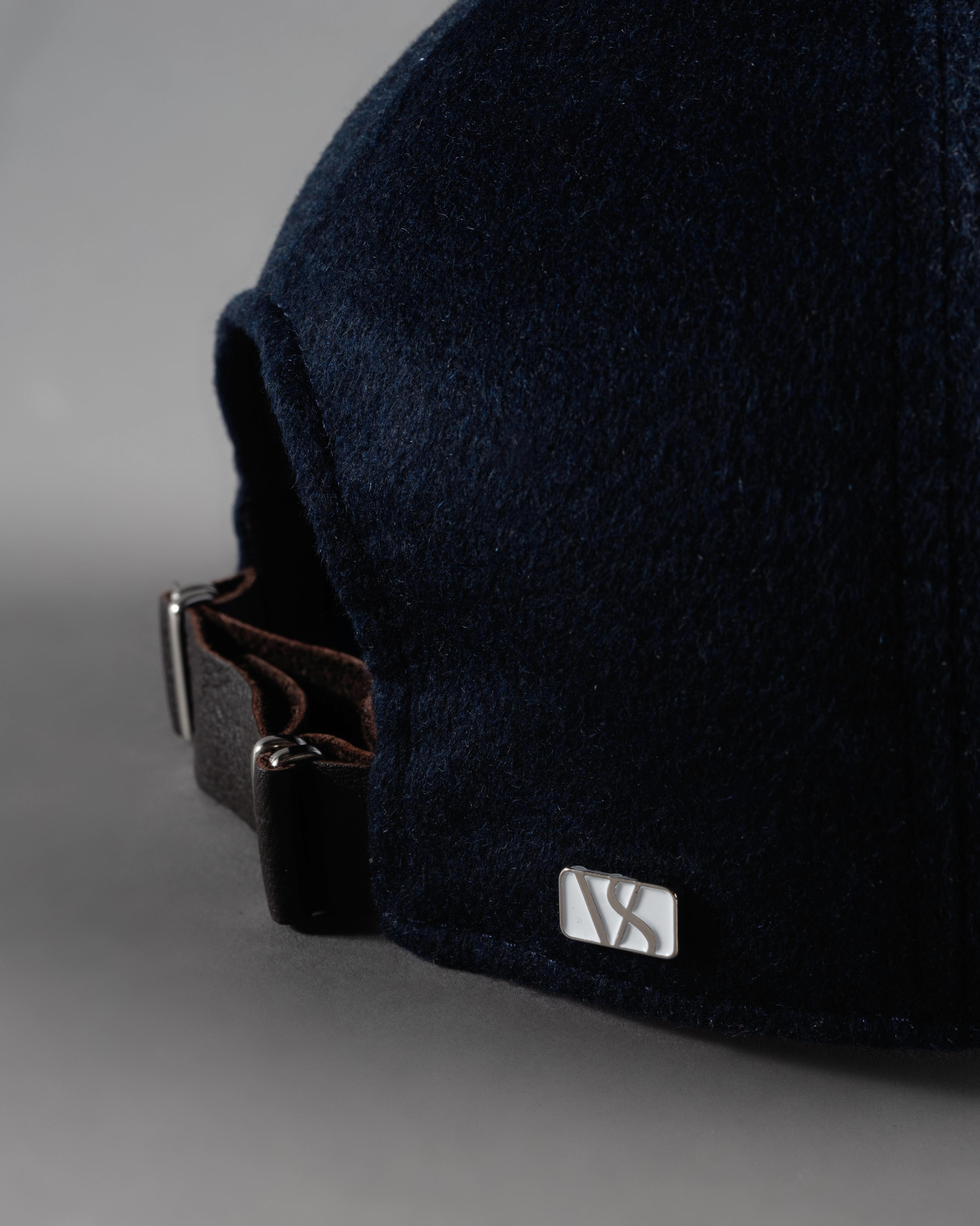 Dark Navy Wool Cap