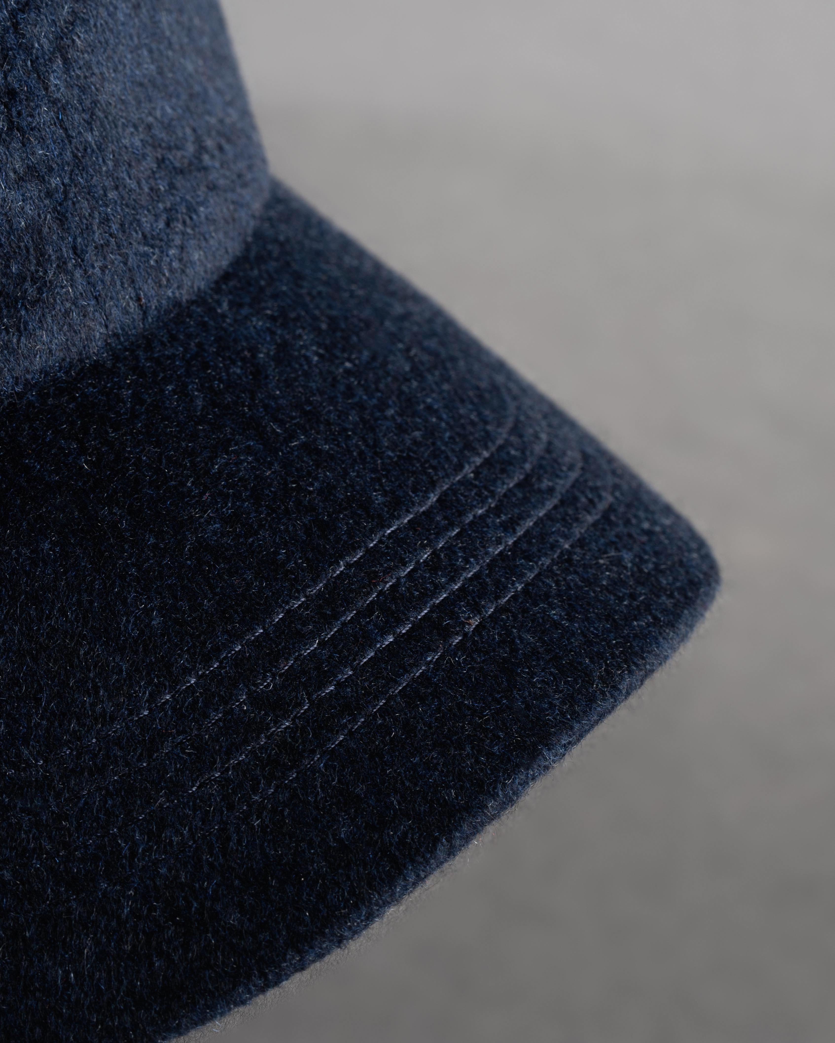 Dark Navy Wool Cap