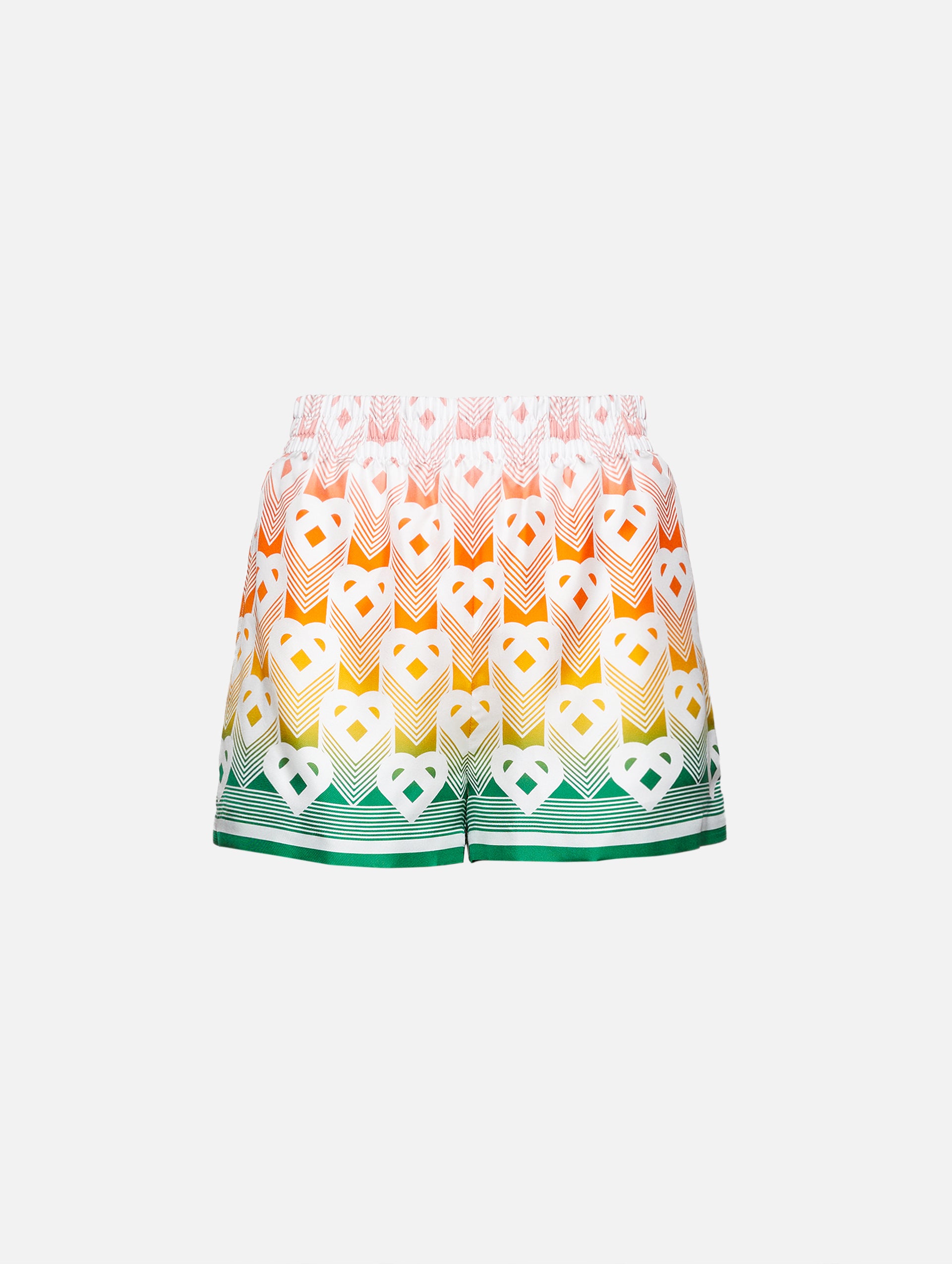 Drawstring Silk Short