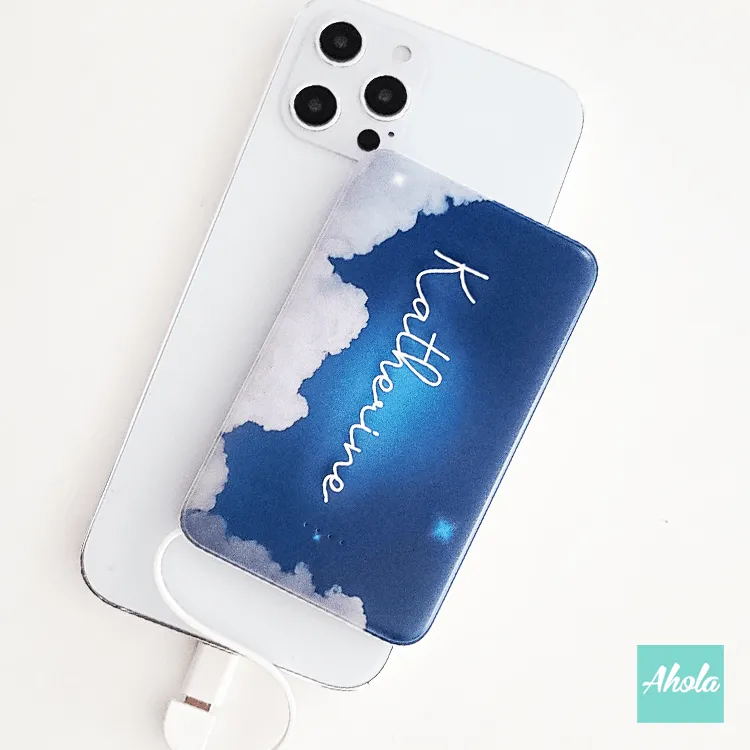 【Dreamy Sky】Portable Power Bank with built-in wire 內置線便攜式差電器