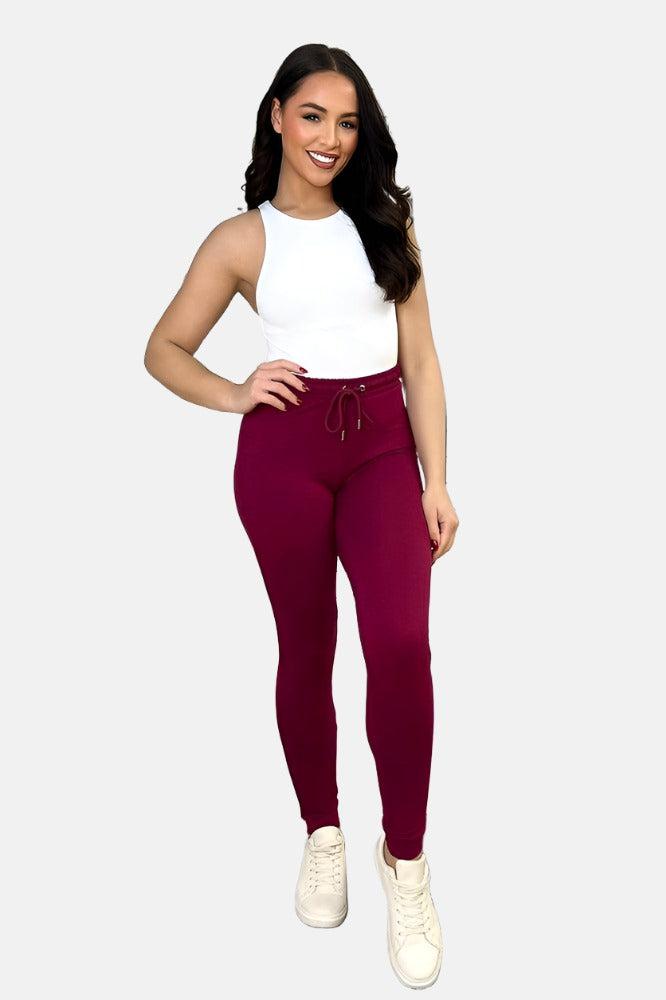 Elastic Drawstring Waist Classic Joggers