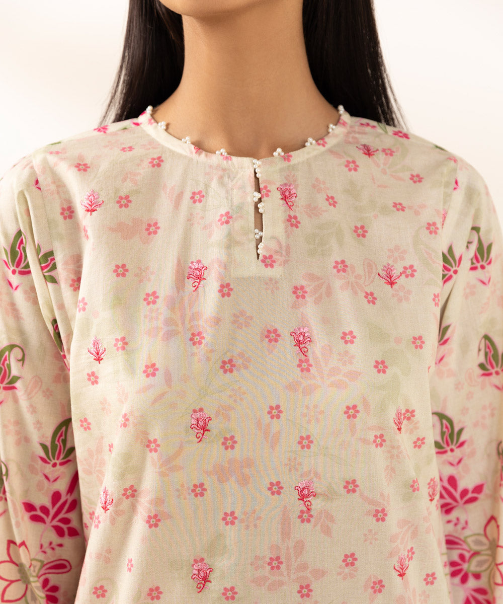 Embroidered Lawn Shirt