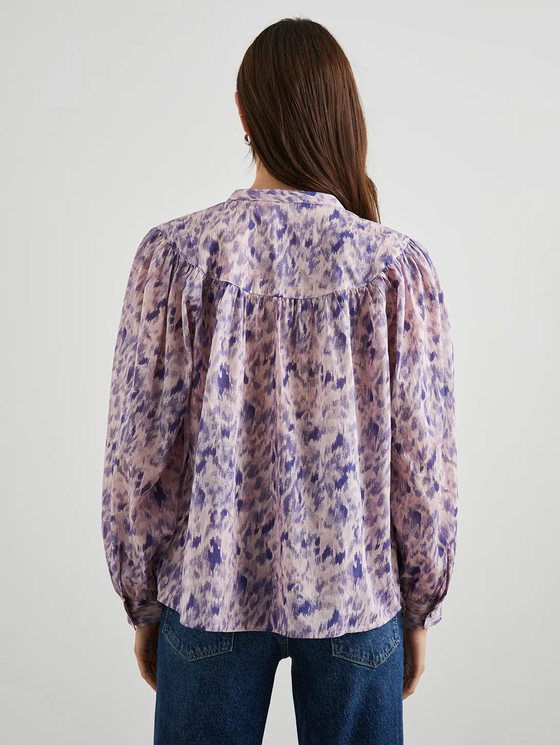 Fable Top -  Pink Ikat