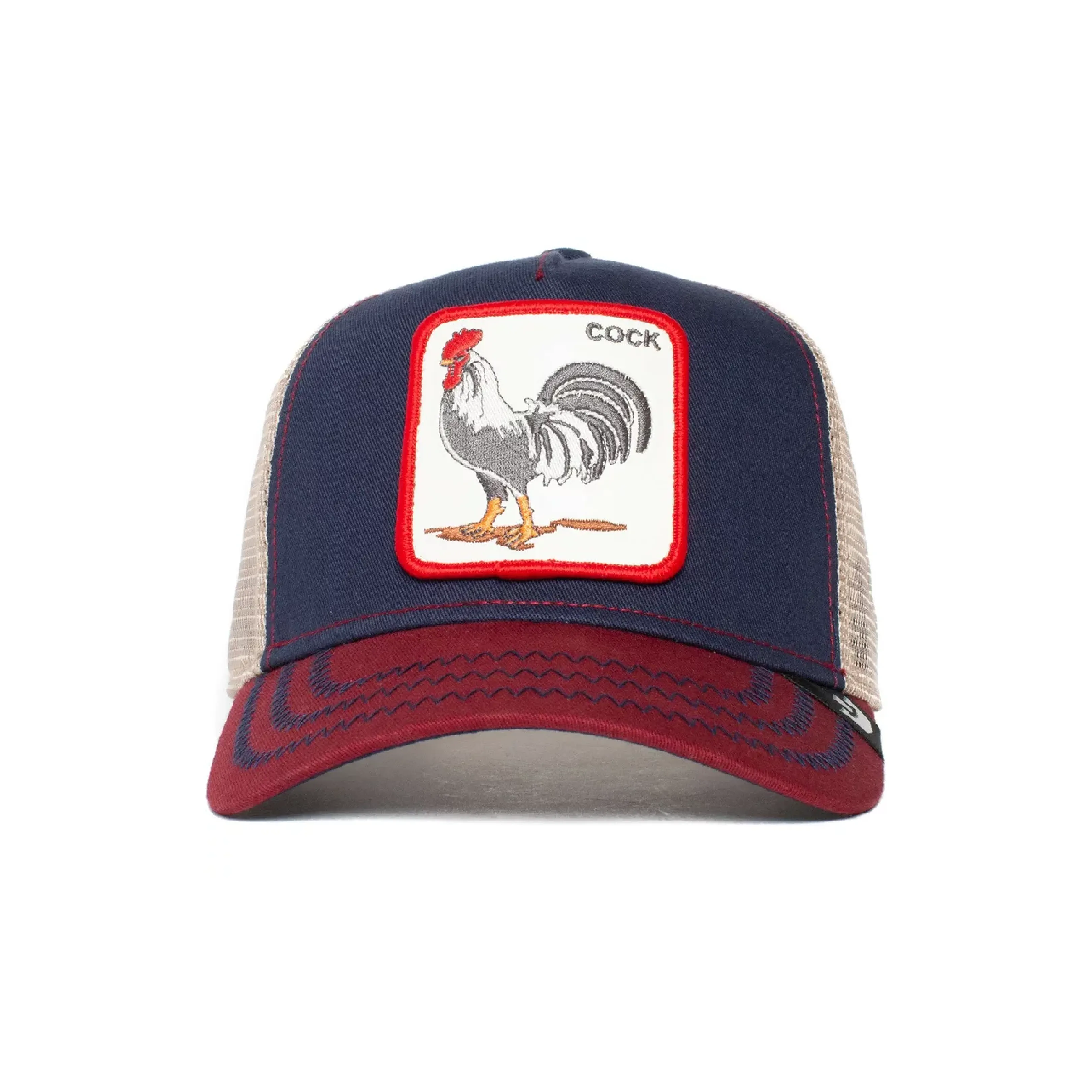 Goorin Bros Baseball Cap The Cock Navy / Red