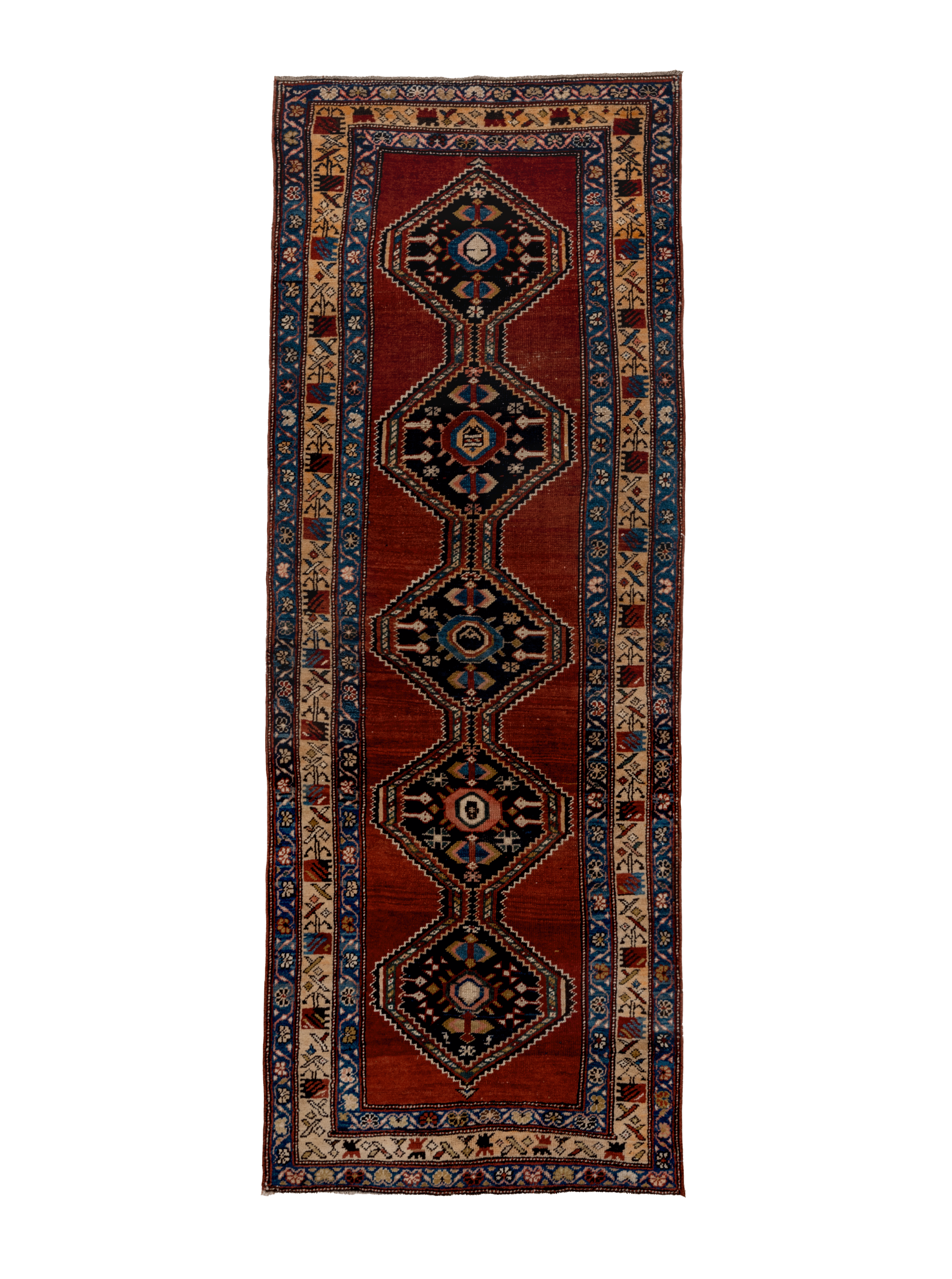 Heriz Vintage Persian Rug 8’7” x 3’2”