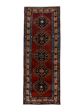 Heriz Vintage Persian Rug 8’7” x 3’2”