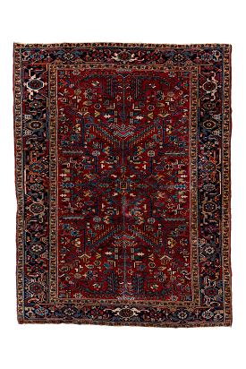 Heriz Vintage Persian Rug 8’8” x 6’8”