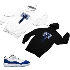 Jordan 11 Concord Matching Custom Designed Hoodies JD 11-5-6-22