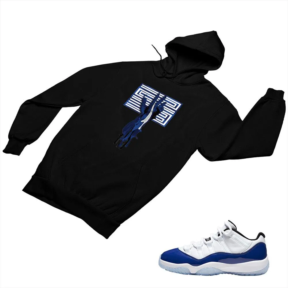 Jordan 11 Concord Matching Custom Designed Hoodies JD 11-5-6-22