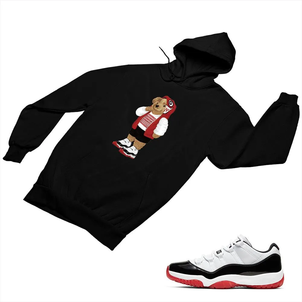 Jordan 11 White Bred Matching Custom Designed Hoodies JD 11-5-7-28