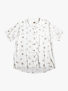 Just Another Fisherman Coastal Vintage SS Shirt - Natural