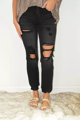 Kat Mid-Rise Crop Boyfriend Jean