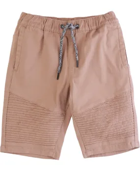 Kids' Moto Chino Short in Mocha Meringue | Postie