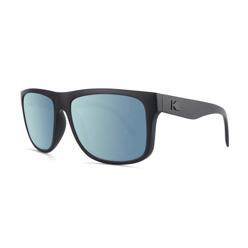 Knockaround Torrey Pines in Matte Black and Sky Blue