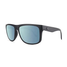 Knockaround Torrey Pines in Matte Black and Sky Blue