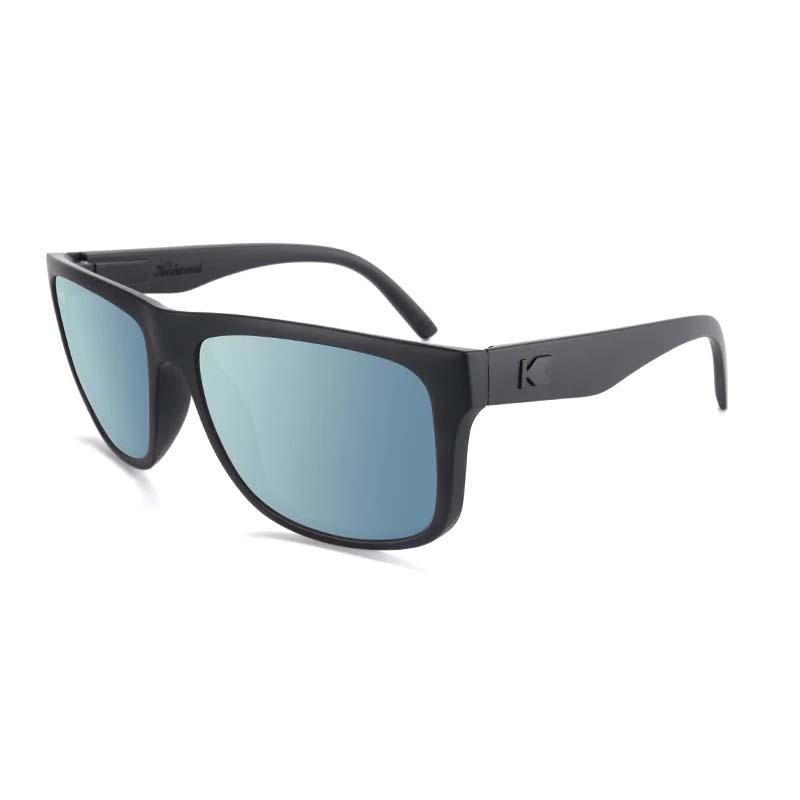 Knockaround Torrey Pines in Matte Black and Sky Blue