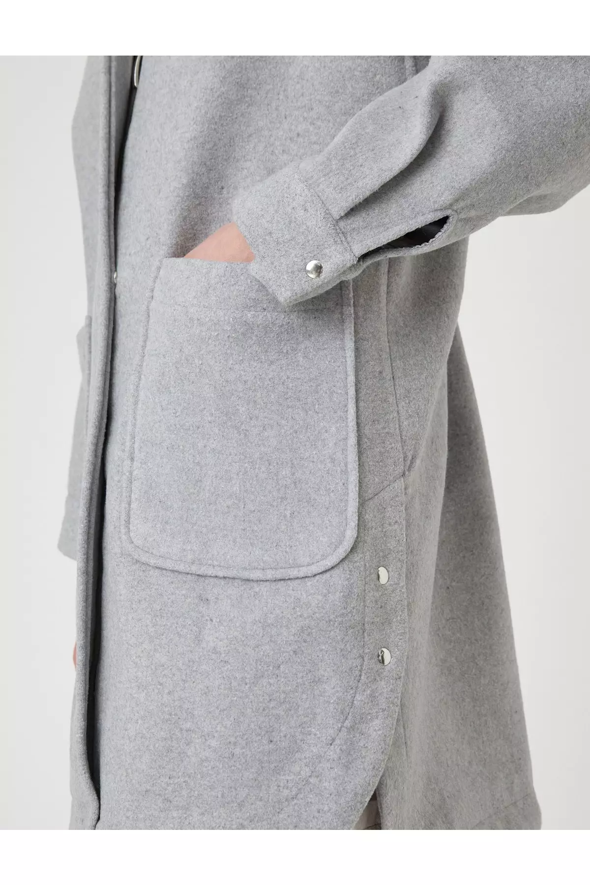 KOTON Pocket Hooded Coat