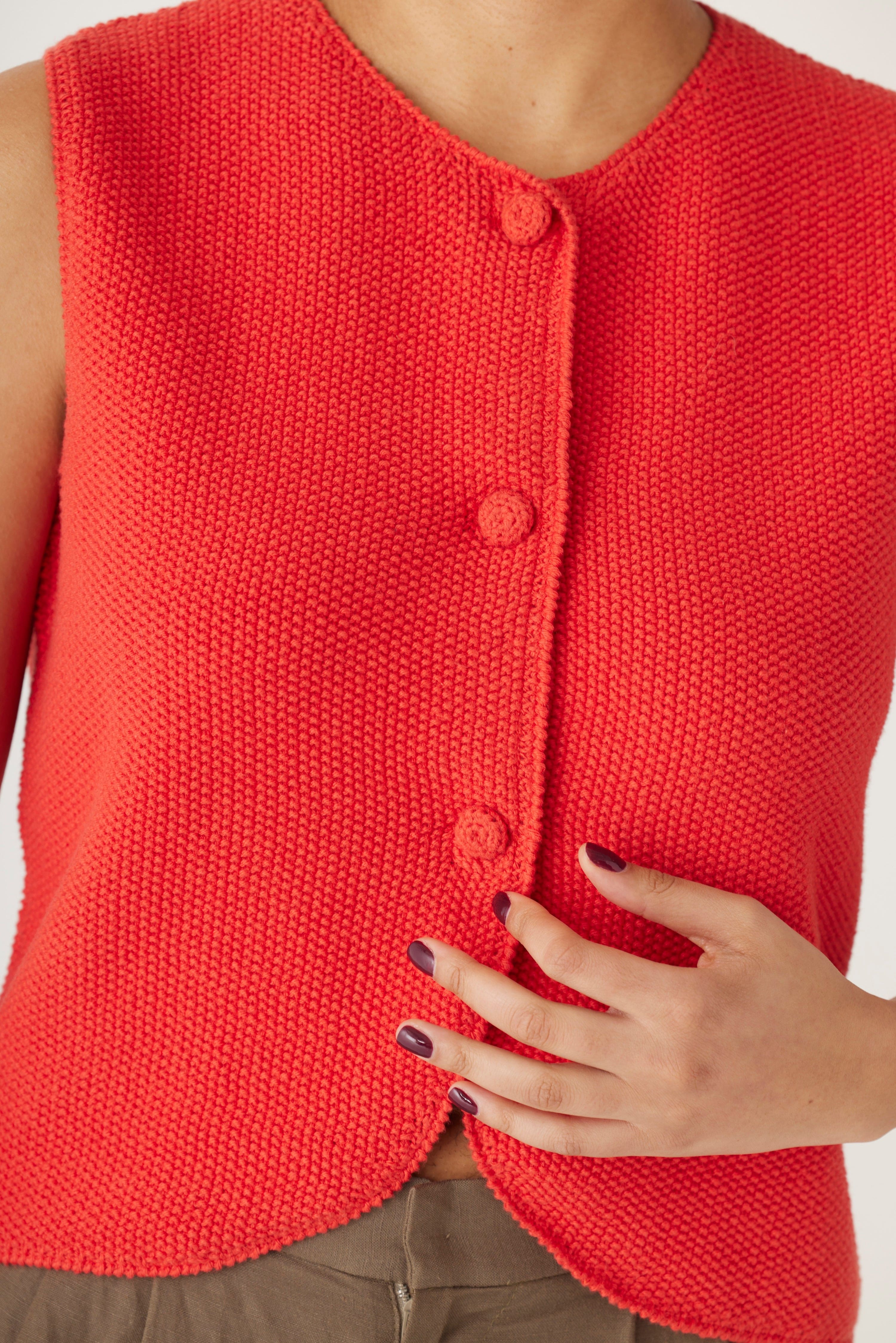 Lola Vest in Pima Cotton