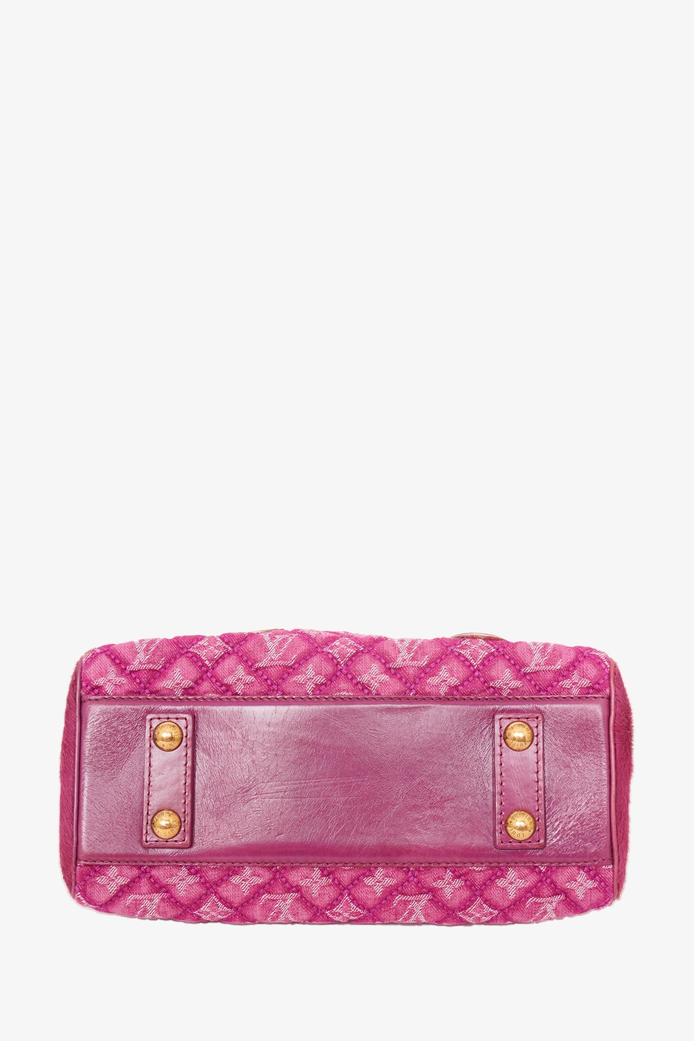 Louis Vuitton Pink Monogram Denim Linda Top Handle