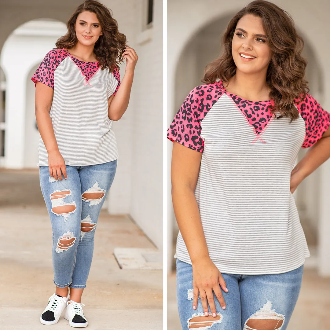 Lovebug Top, Neon Pink