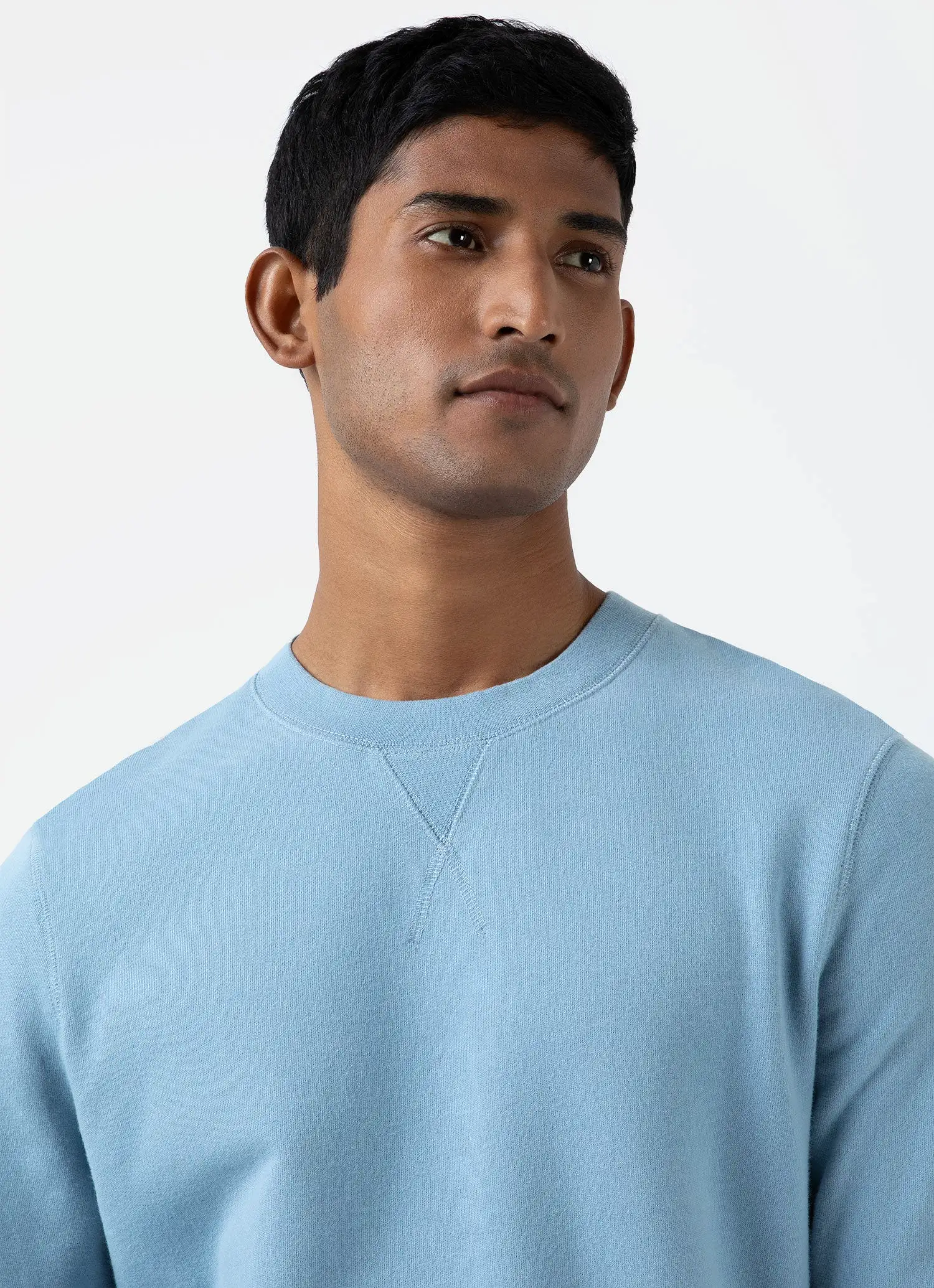 Men's Loopback Sweatshirt in Sky Blue