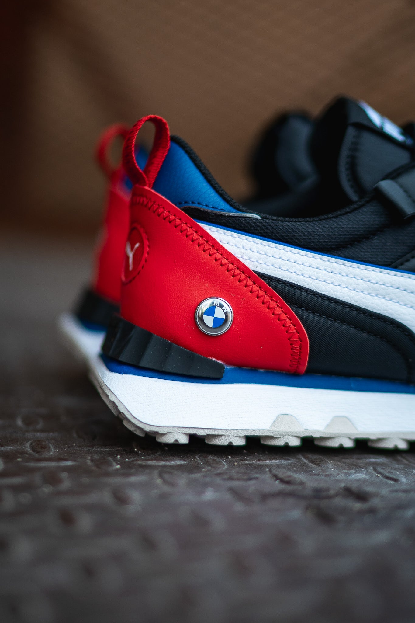 Mens Puma x BMW Future Vintage Rider (Black)