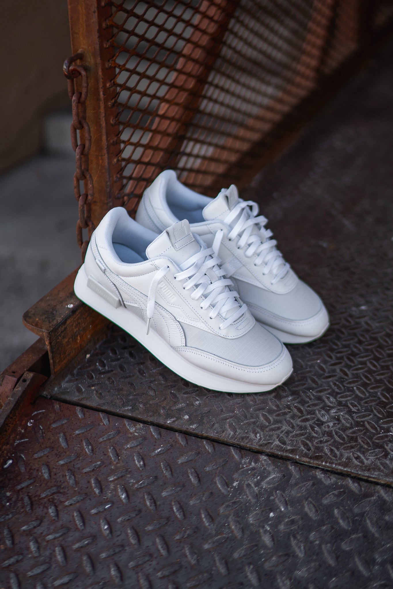 Mens Puma x TMC Future Vintage Rider (White)