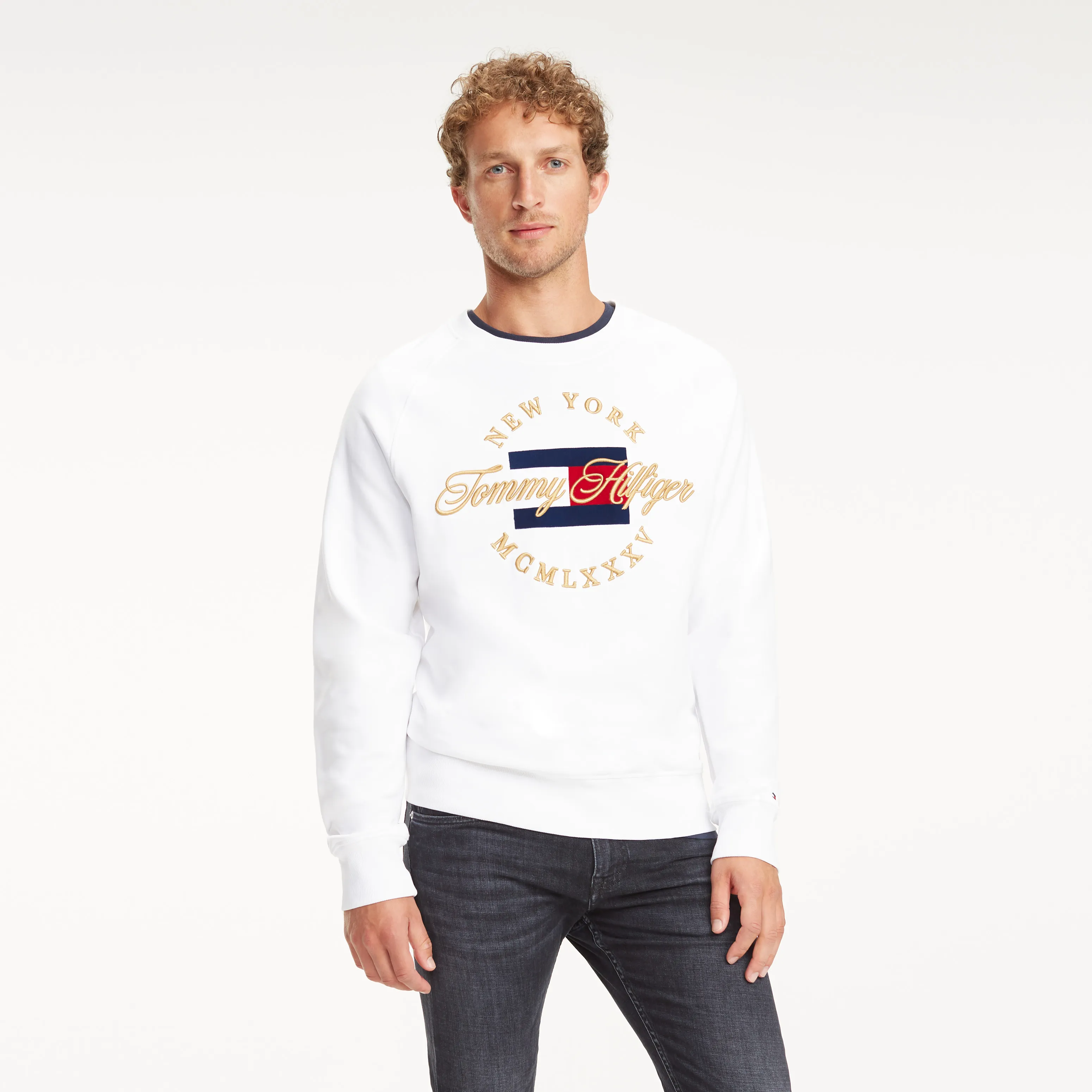 Metallic Logo Sweatshirt | Hoodies | Tommy Hilfiger