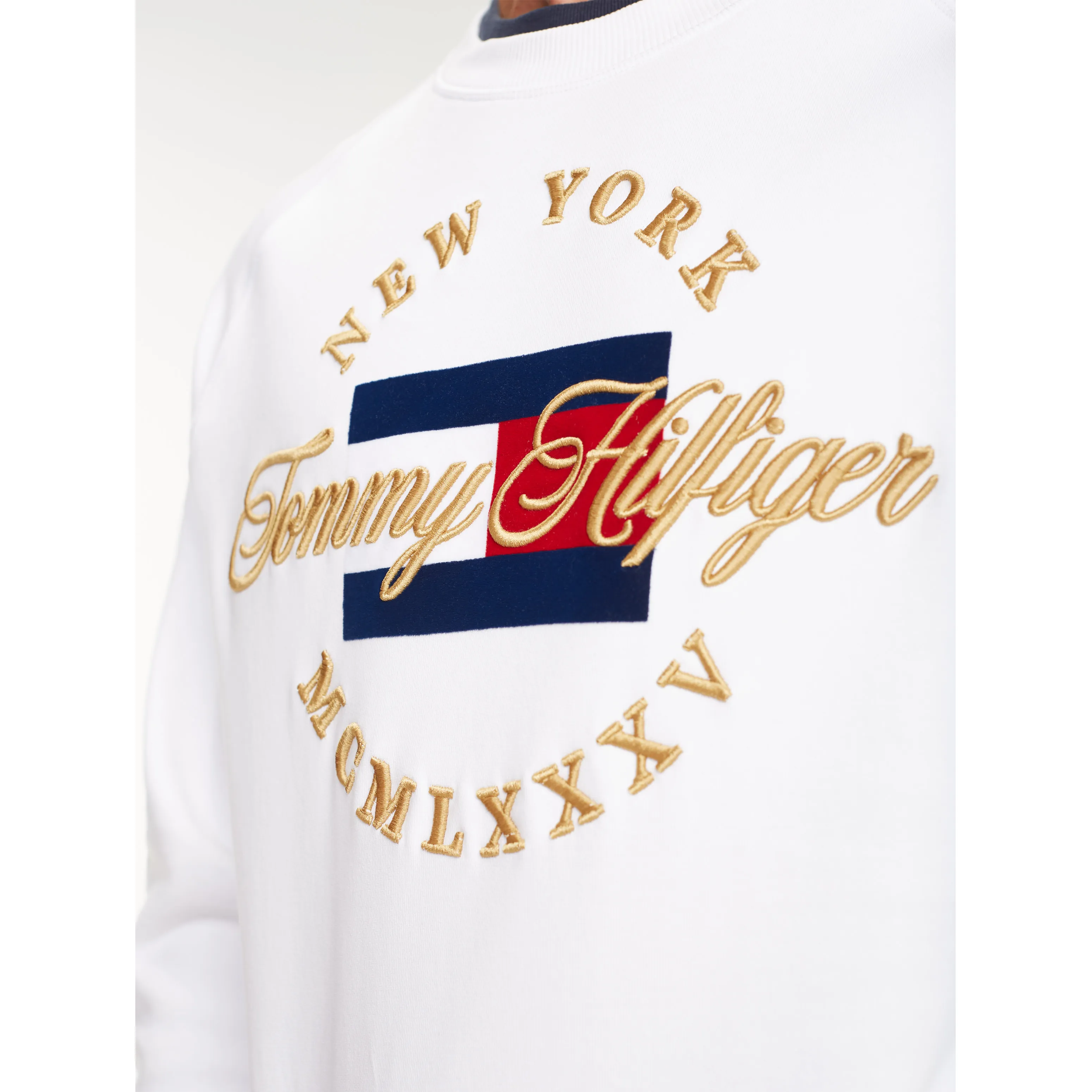 Metallic Logo Sweatshirt | Hoodies | Tommy Hilfiger