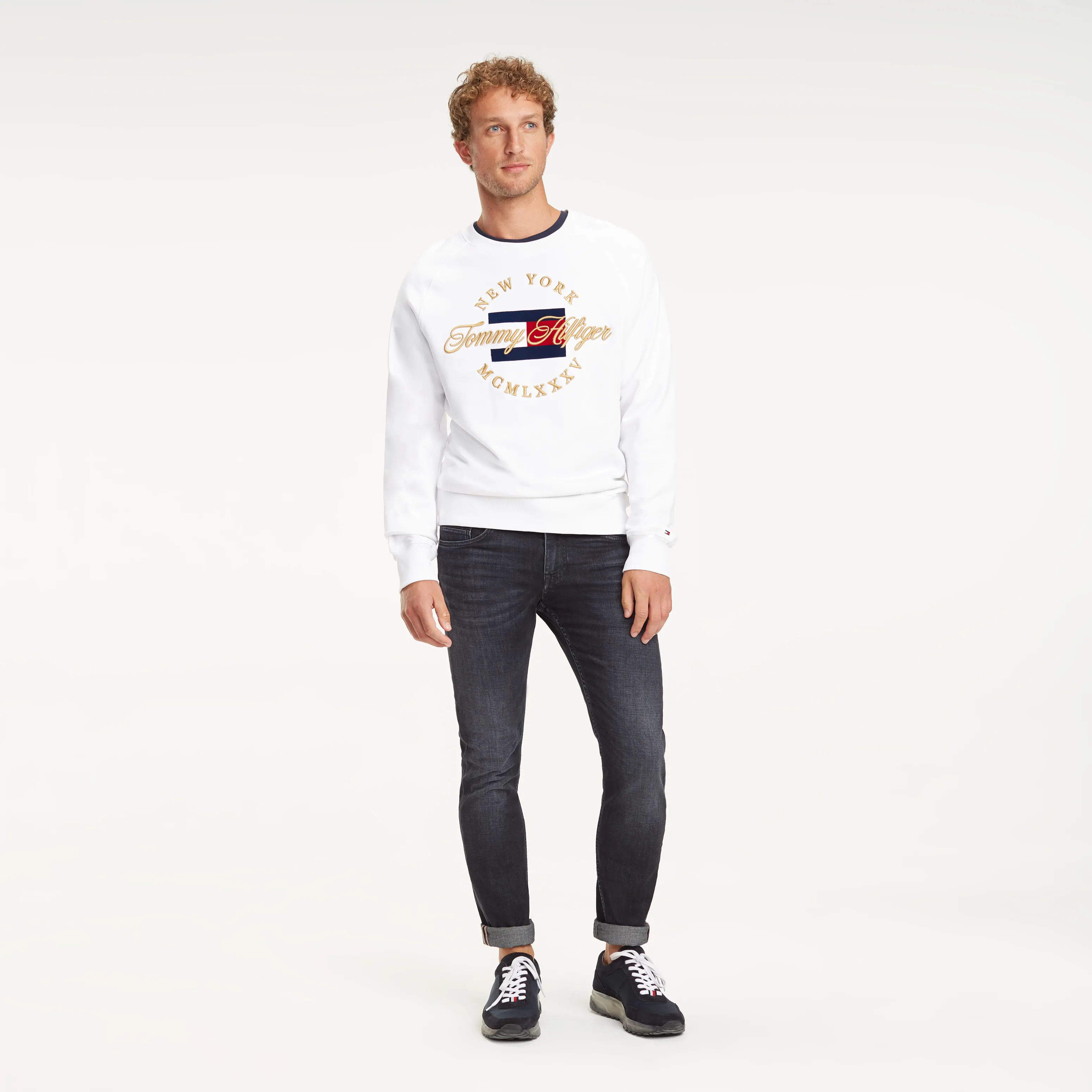 Metallic Logo Sweatshirt | Hoodies | Tommy Hilfiger