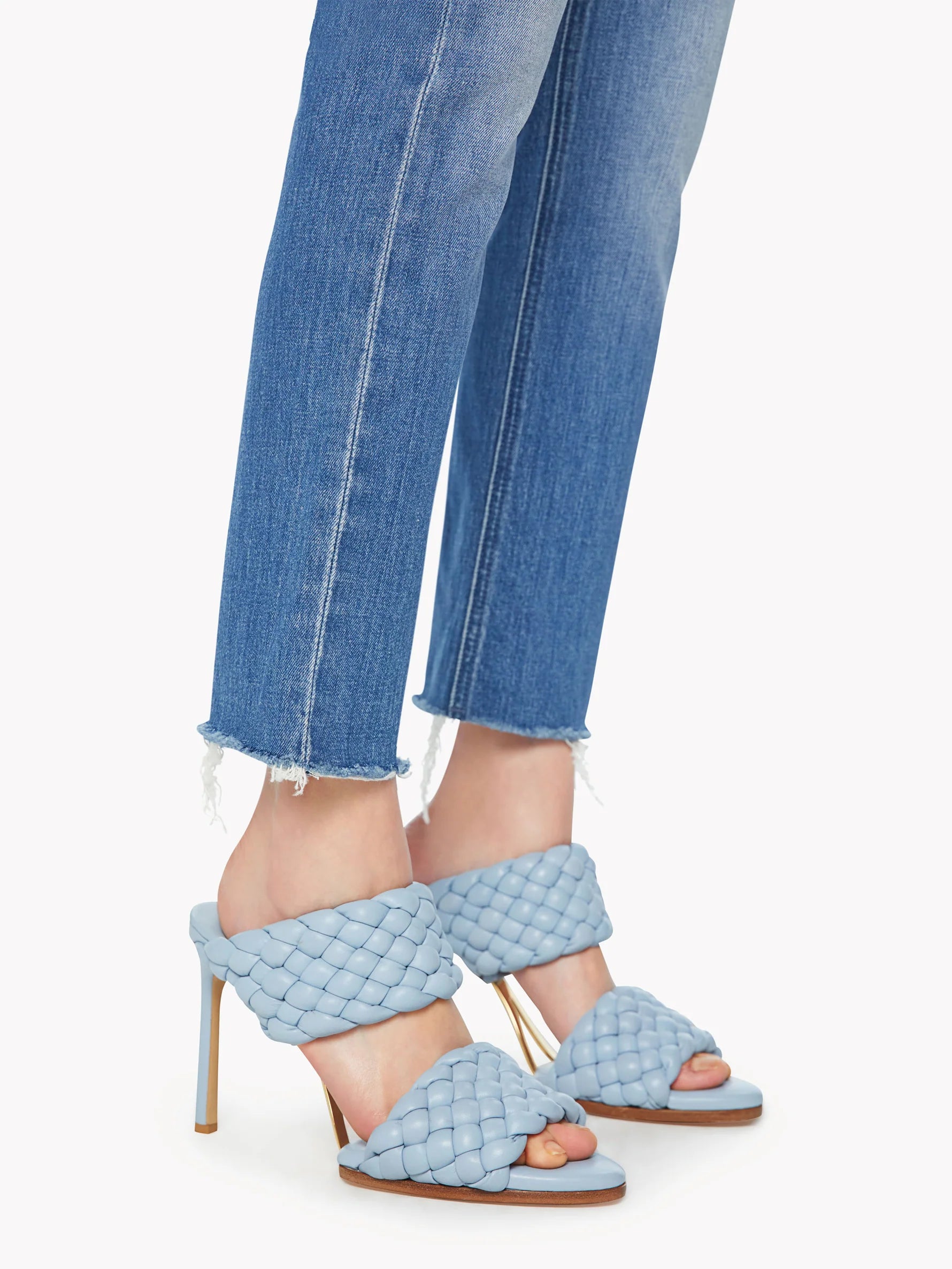 Mid Rise Dazzler Ankle Fray Denim (New Sheriff in Town)