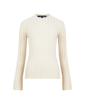 Minar Eco Pleated Sweater - Cream