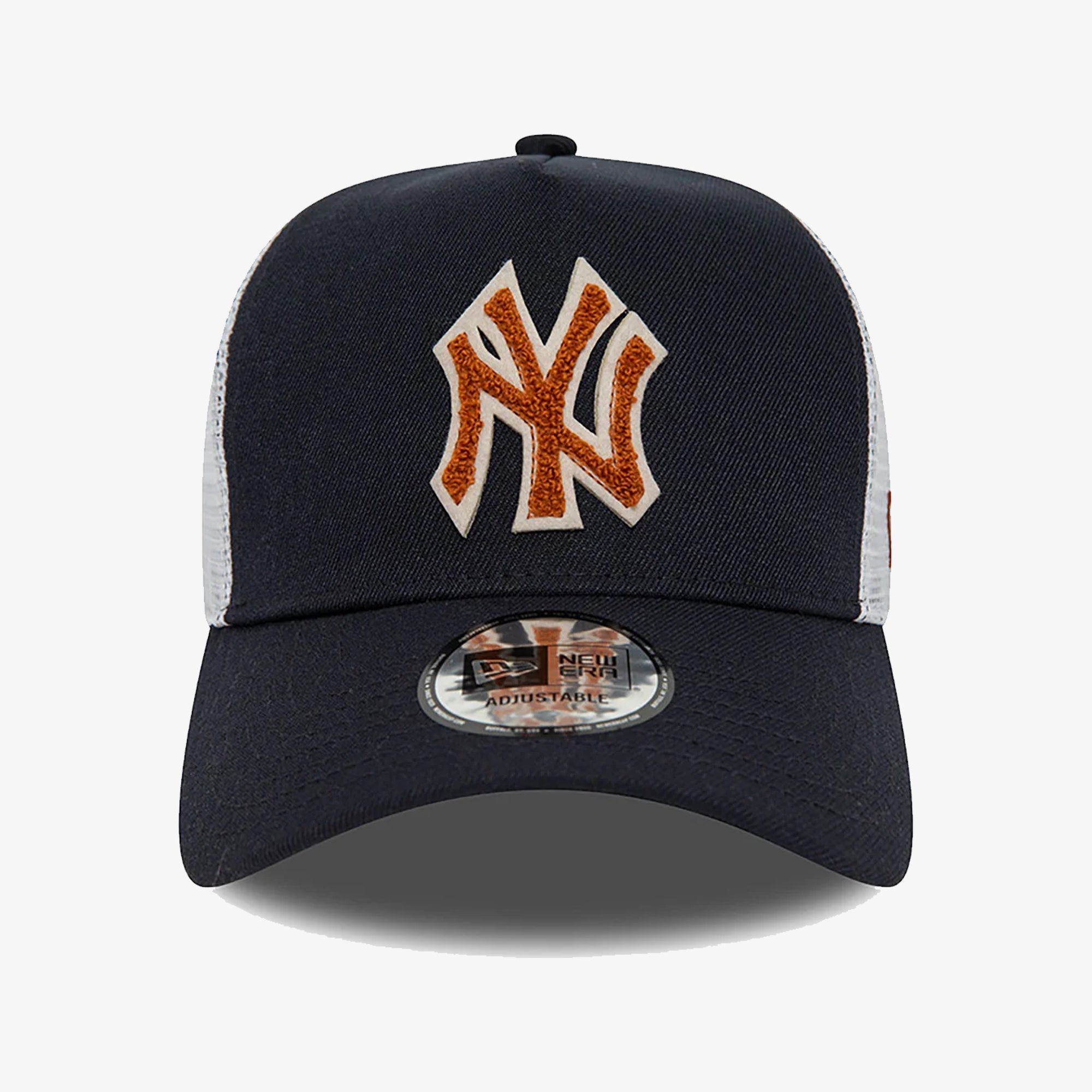 NEW YORK YANKEES BOUCLE NAVY TRUCKER CAP 'NAVY'