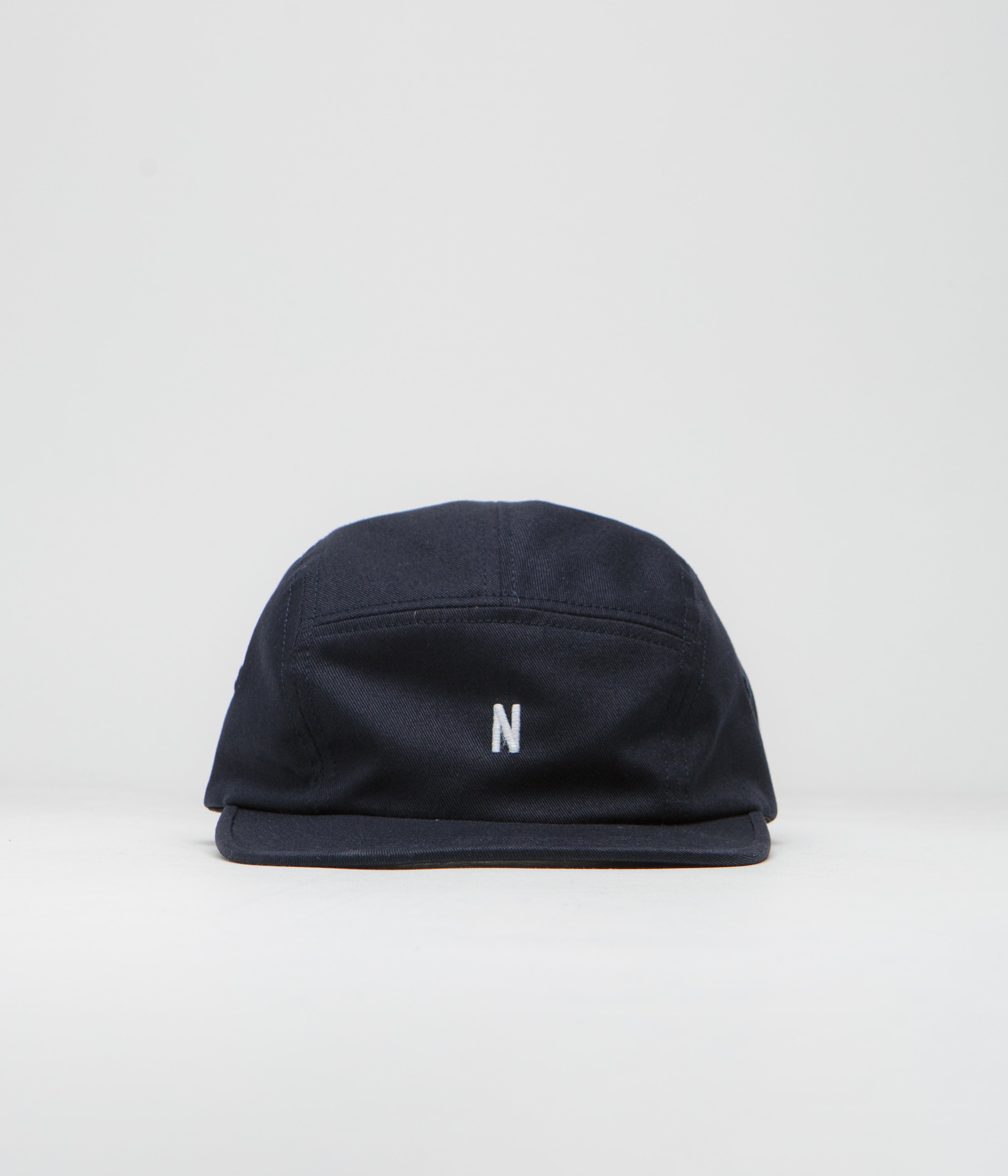 Norse Projects Twill 5 Panel Cap - Dark Navy