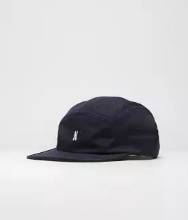 Norse Projects Twill 5 Panel Cap - Dark Navy