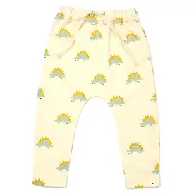 oh baby! French Terry Brooklyn Jogger - Mist Stegosaurus Print - Vanilla