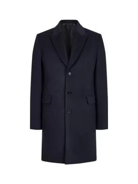 Overseas station season big chance 8 18 peak lapel cashmere single coat dark navy 271450