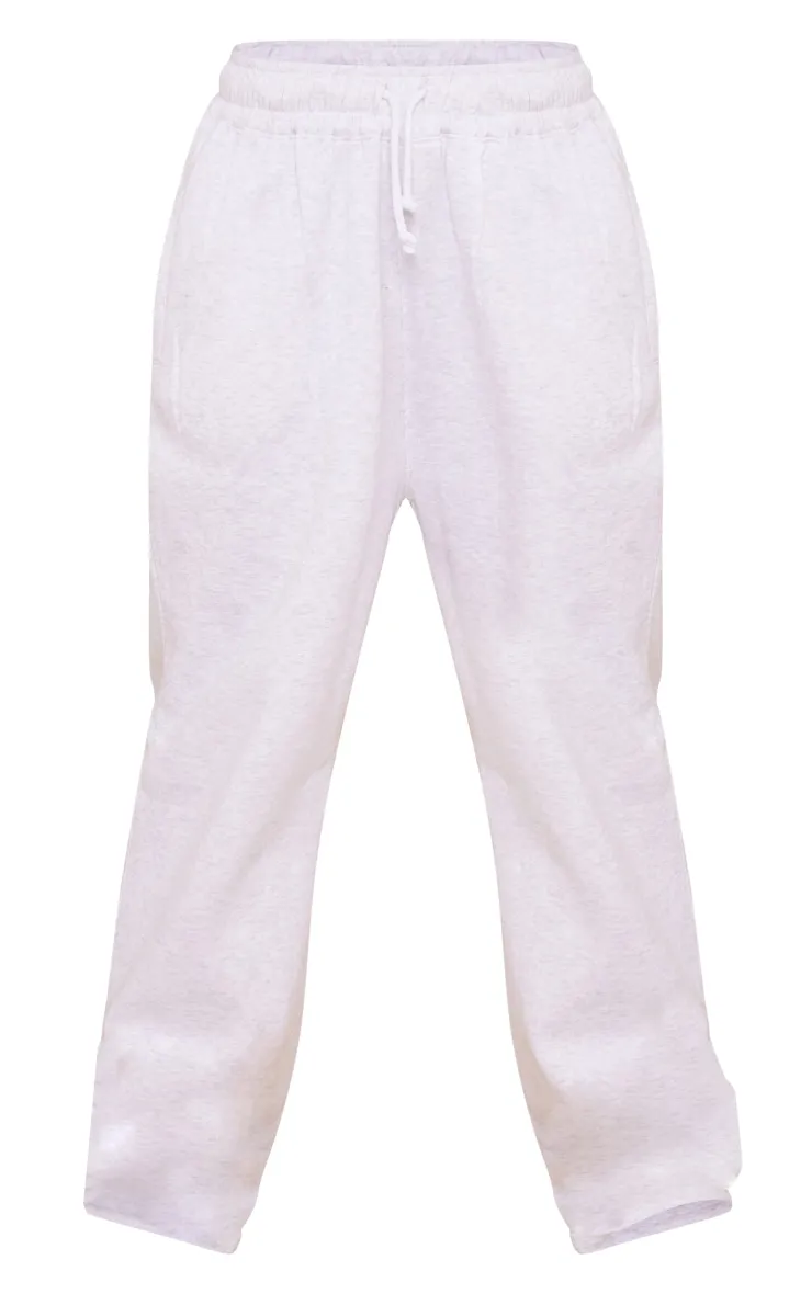 Plus Grey Marl Sweat Flared Jogger