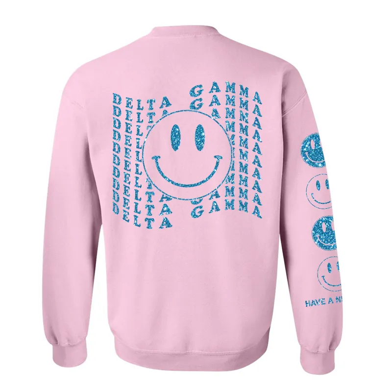 Printed Sleeve Nice Day Smiley Design - CAD