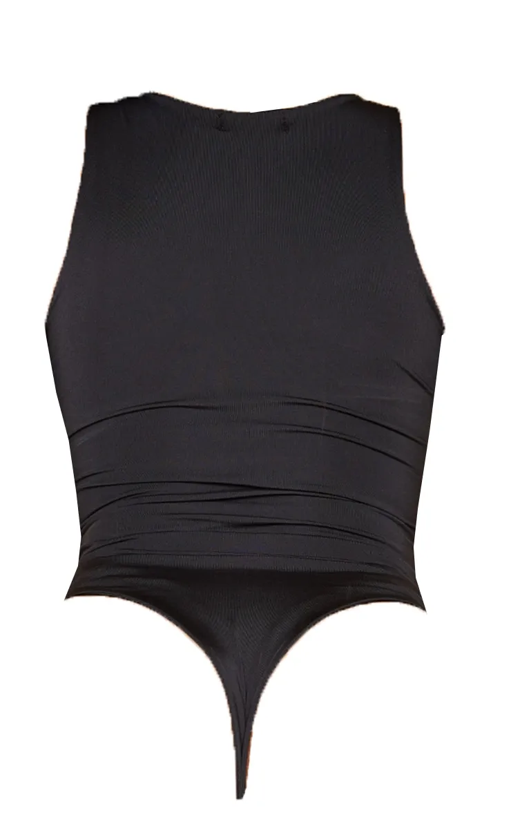 Shape Black Sleeveless Slinky Bodysuit